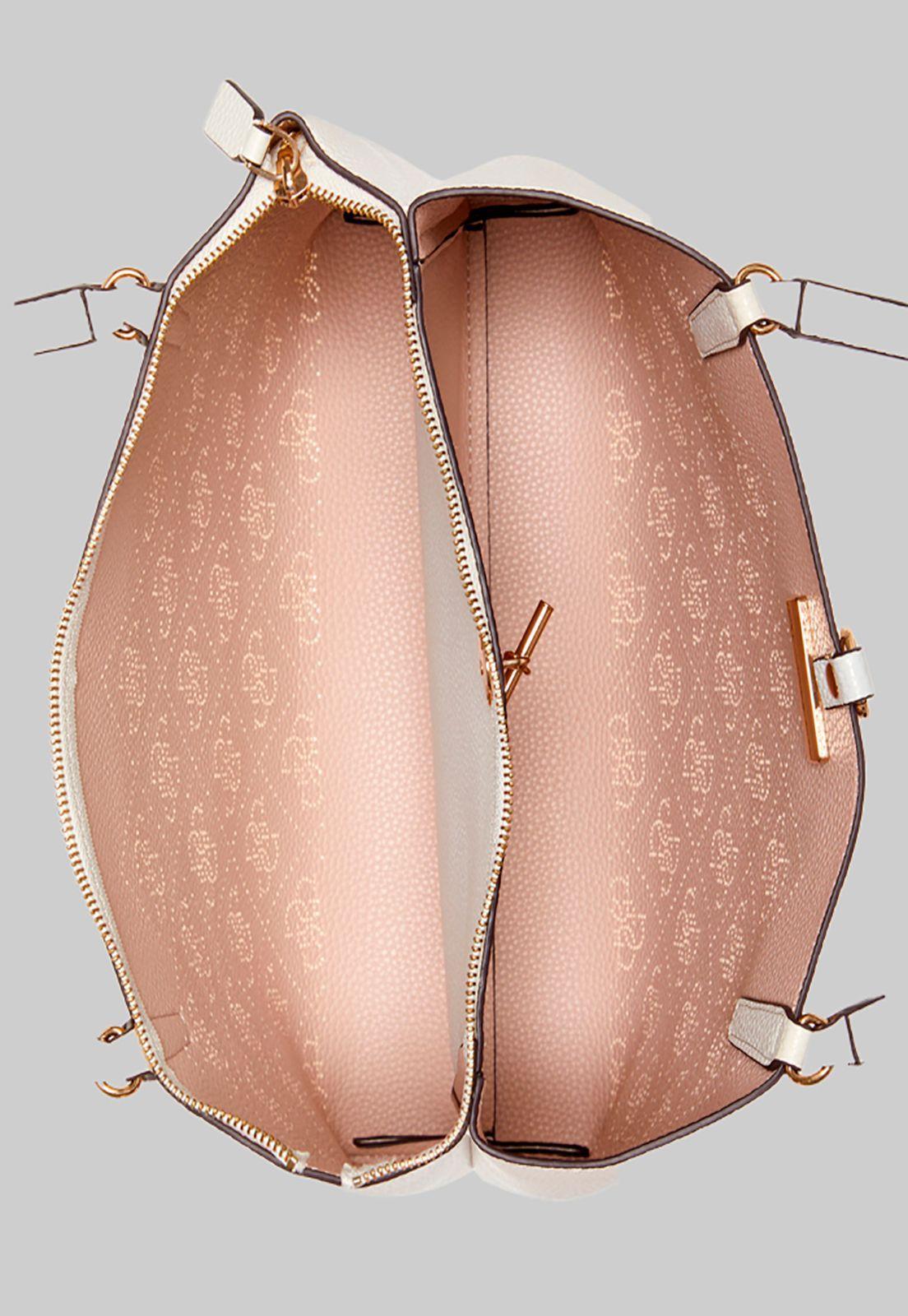 Cartera Amara Society Carryall Whi Blanco Guess-3