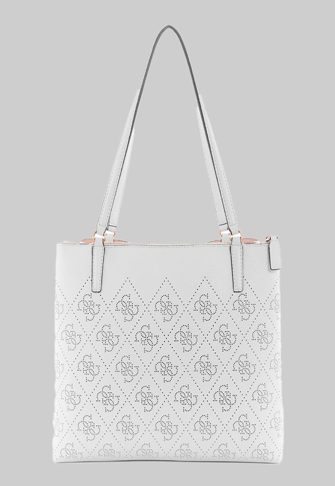 Cartera Amara Society Carryall Whi Blanco Guess-2