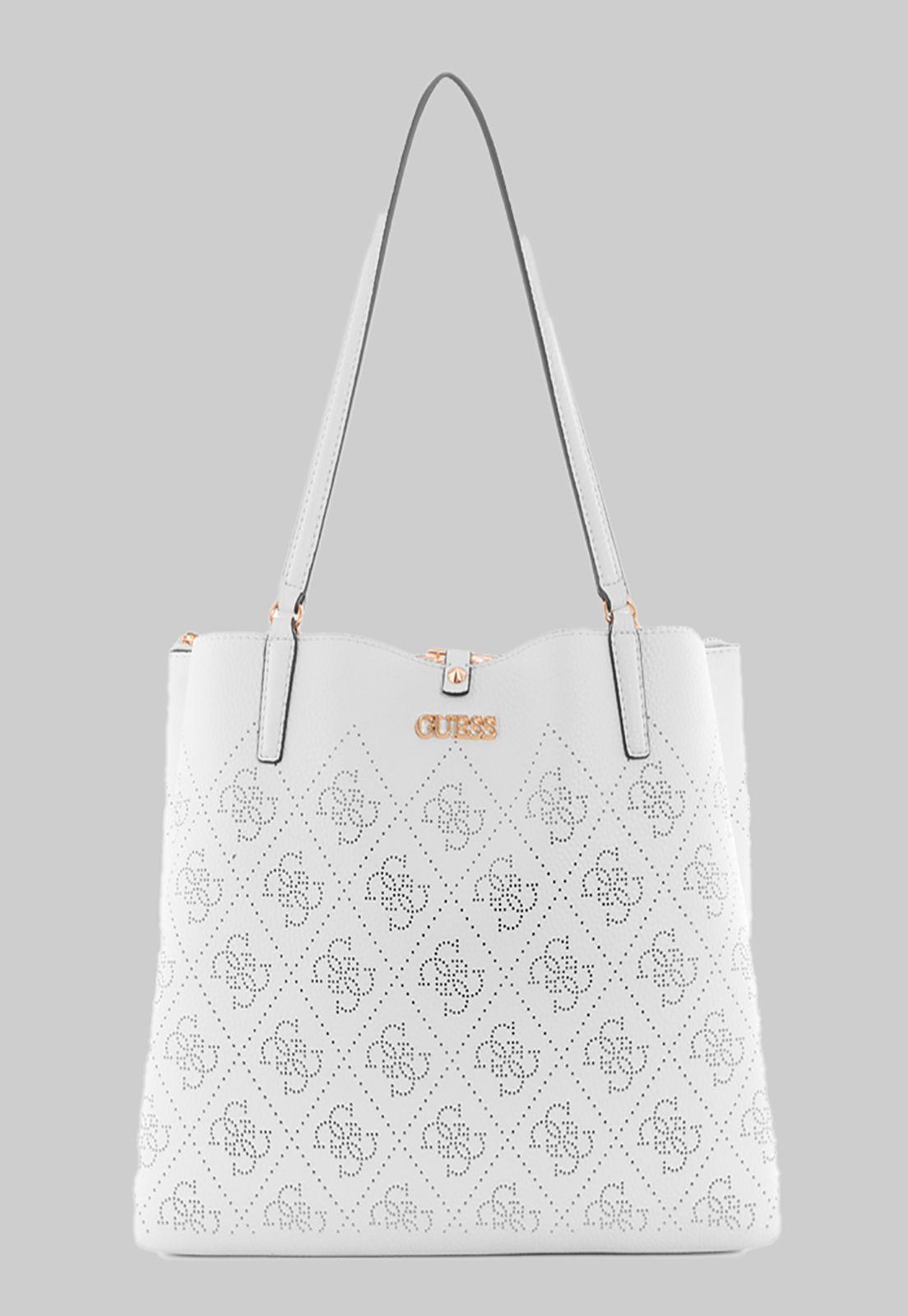 Cartera Amara Society Carryall Whi Blanco Guess-0