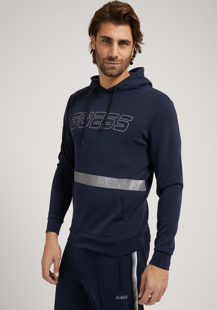 Poleron Guess Jefferson Hooded Sweatshirt G7V2 AZUL-0