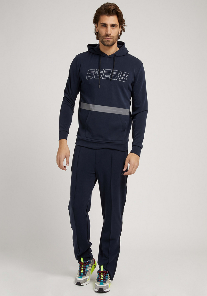 Poleron Guess Jefferson Hooded Sweatshirt G7V2 AZUL-1