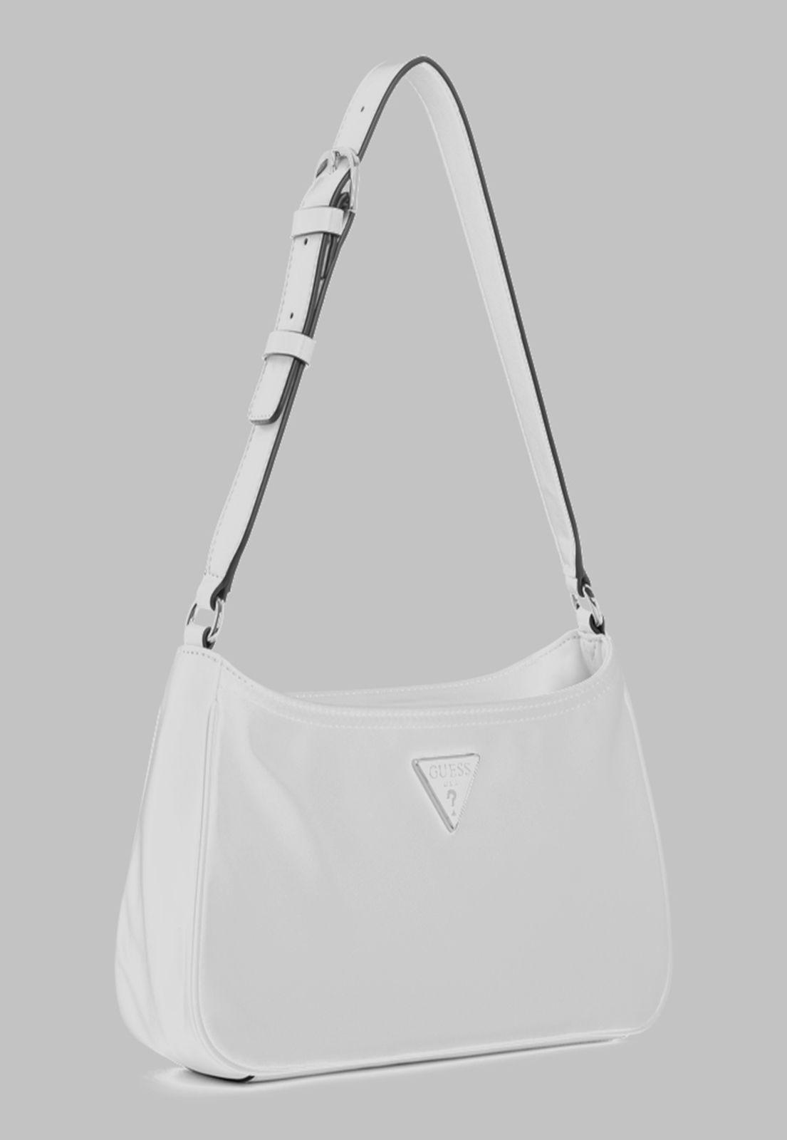 Cartera Guess Little Bay Shoulder Bag Whi Blanco-1