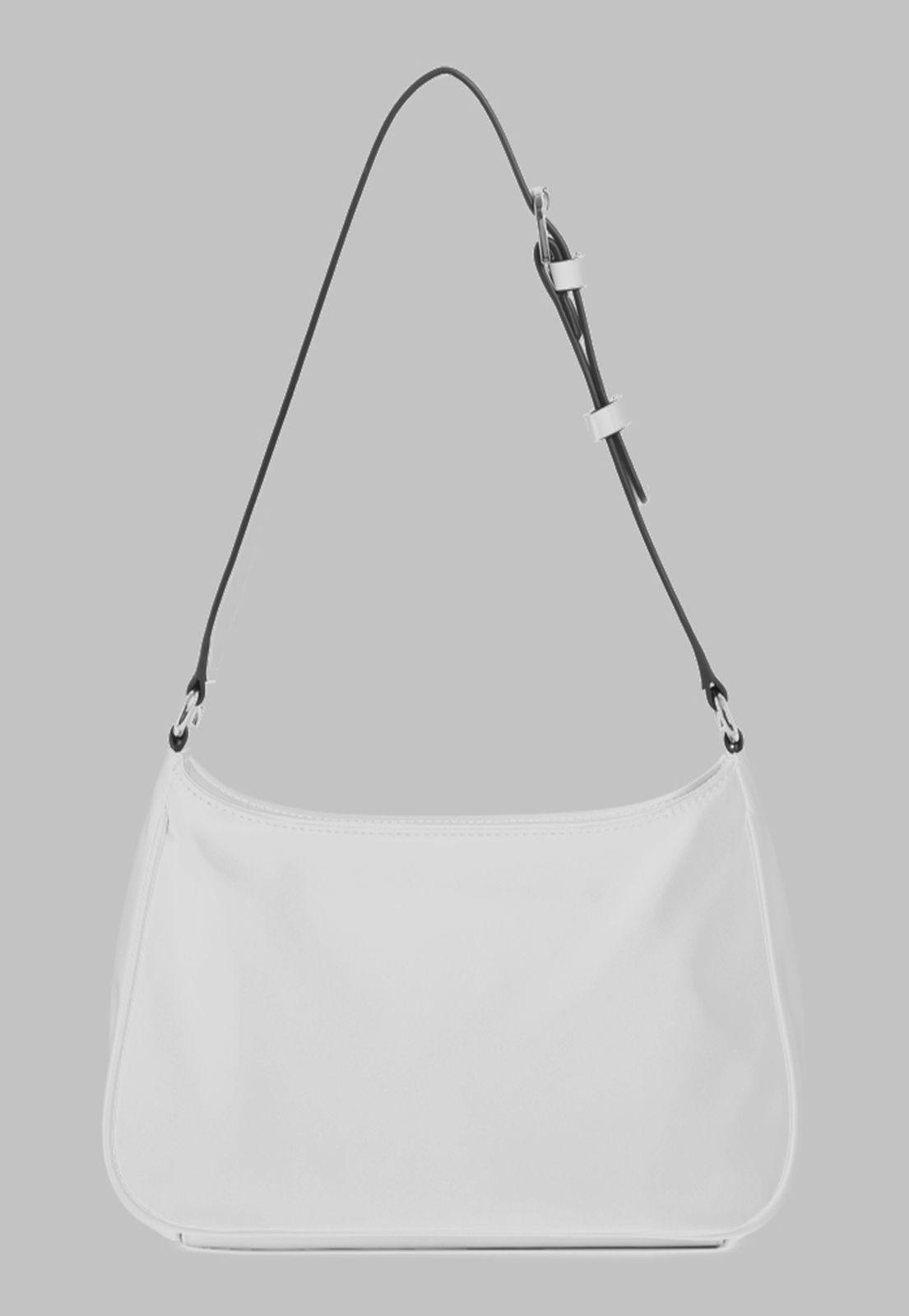 Cartera Guess Little Bay Shoulder Bag Whi Blanco-2