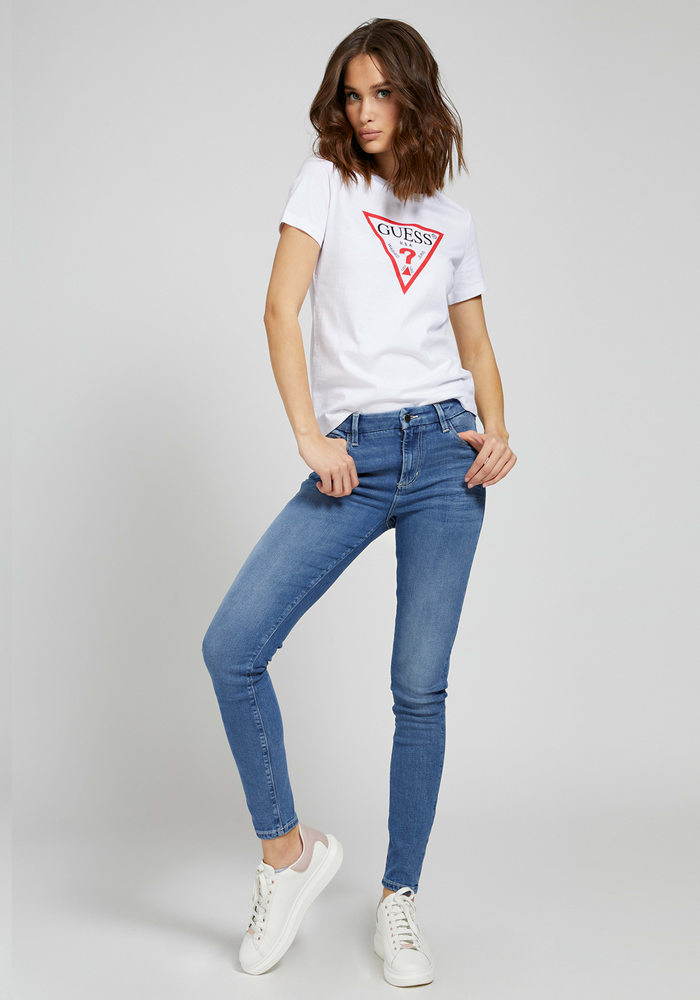 Polera Ss Cn Original Teee G011 Blanco Guess-2