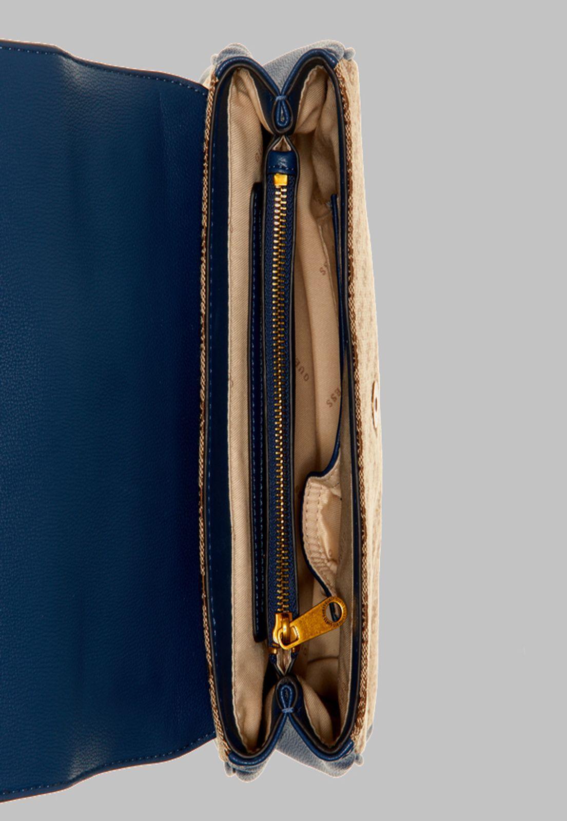 Cartera Guess Aviana Convertible Xbody Flap Len Azul-3