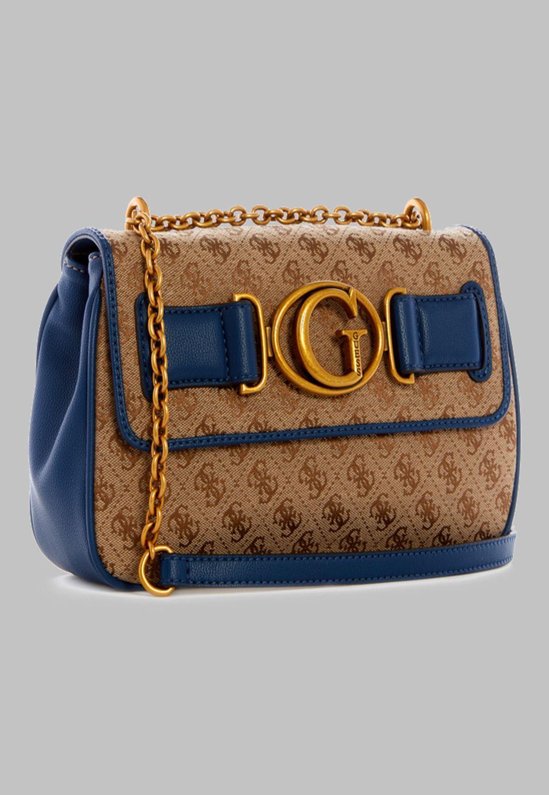 Cartera Guess Aviana Convertible Xbody Flap Len Azul-1