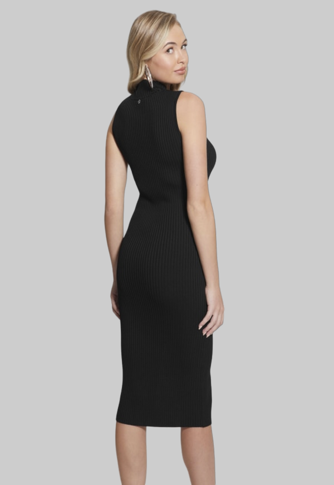 Vestido Guess Es Louise Dress Swtr Jblk Negro-4