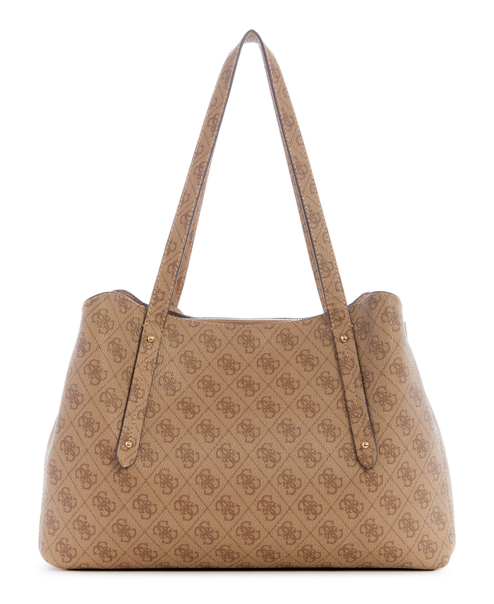 Cartera Guess Eco Brenton Girlfriend Satchel Ltl Café-2