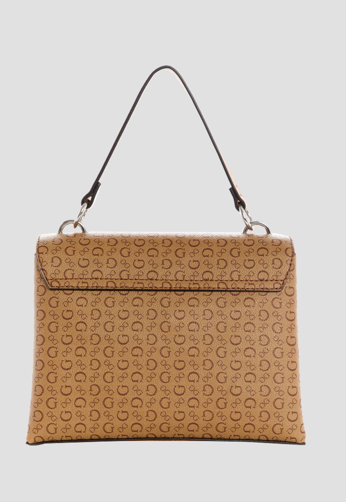 Cartera Collinsville Top Handle Moc Café Guess-2