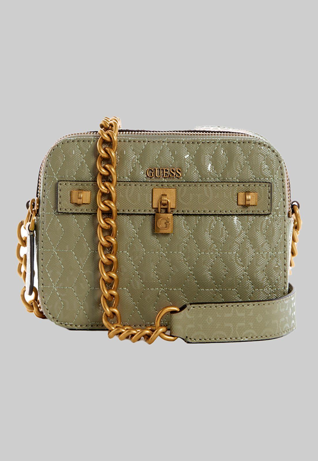 Cartera Noelle Crossbody Camera Sag Verde Guess-0