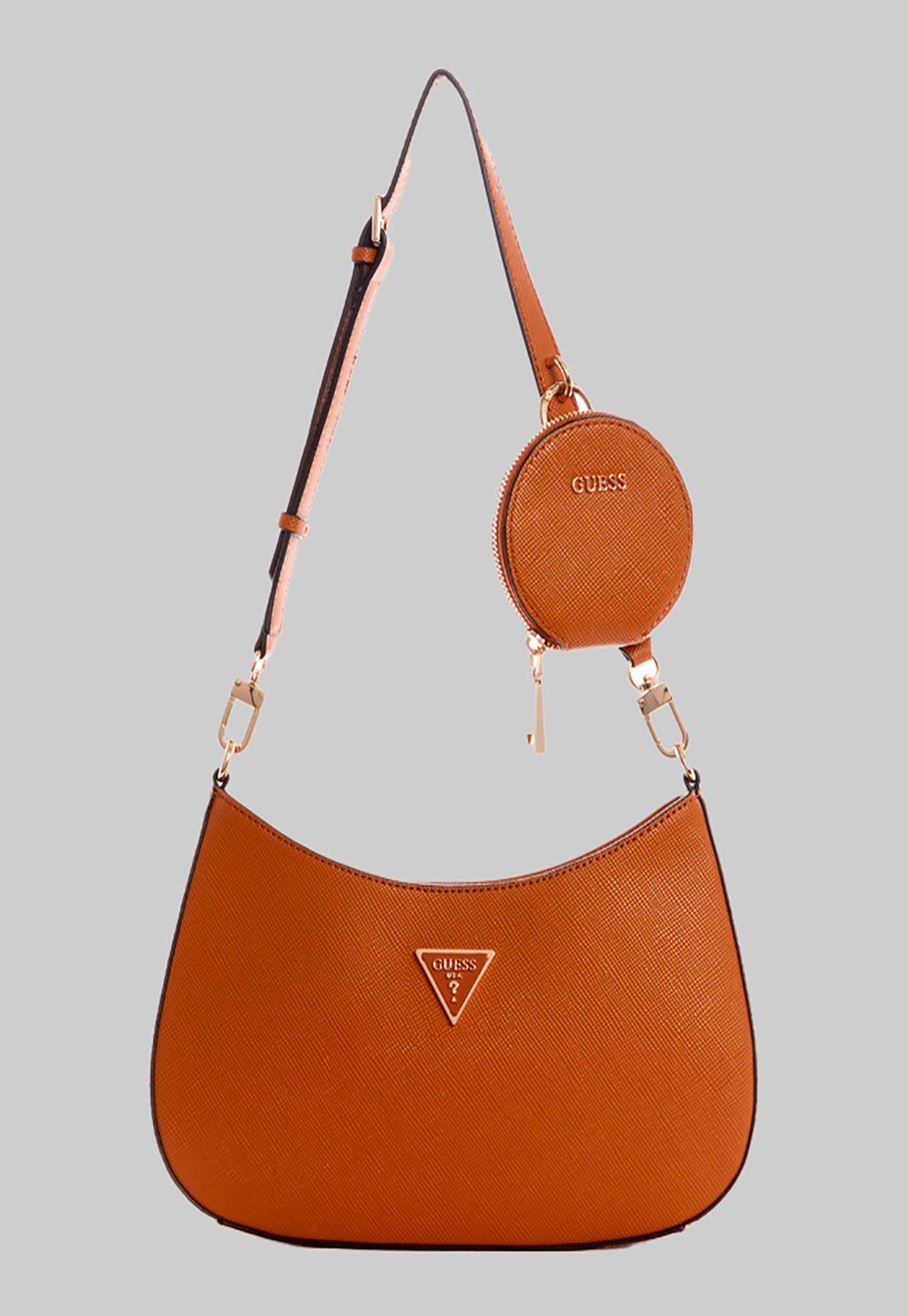 Cartera Alexie Top Zip Shoulder Bag Lgc Café Guess-0