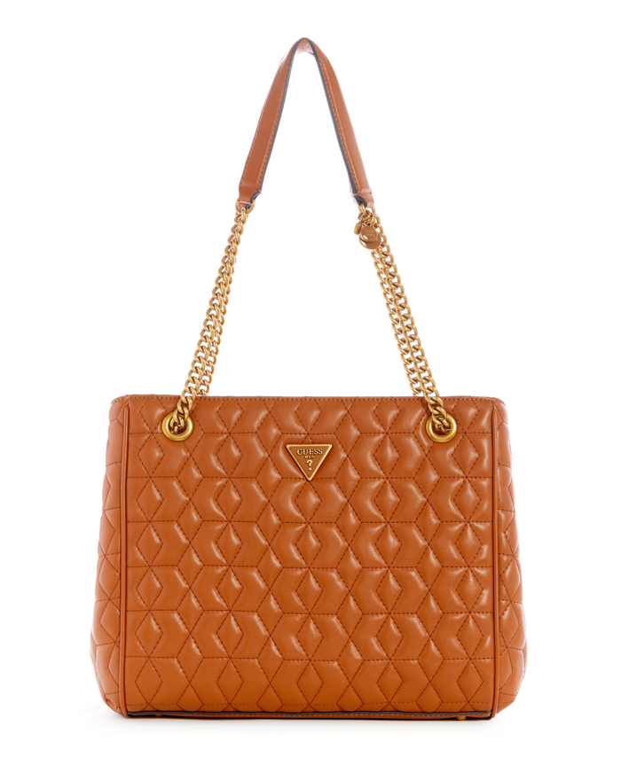 Cartera Guess Elenia Girlfriend Carryall Cog Café-0