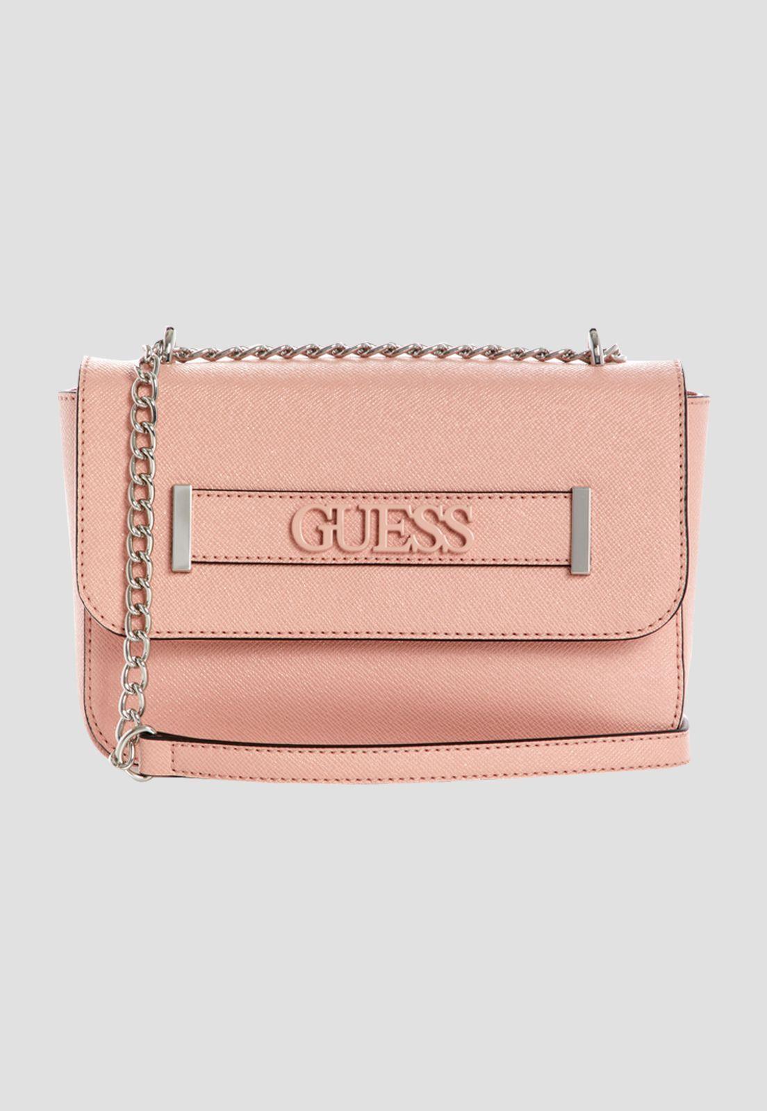 Cartera Maysville Crossbody Flap Dpi Rosado Guess-0