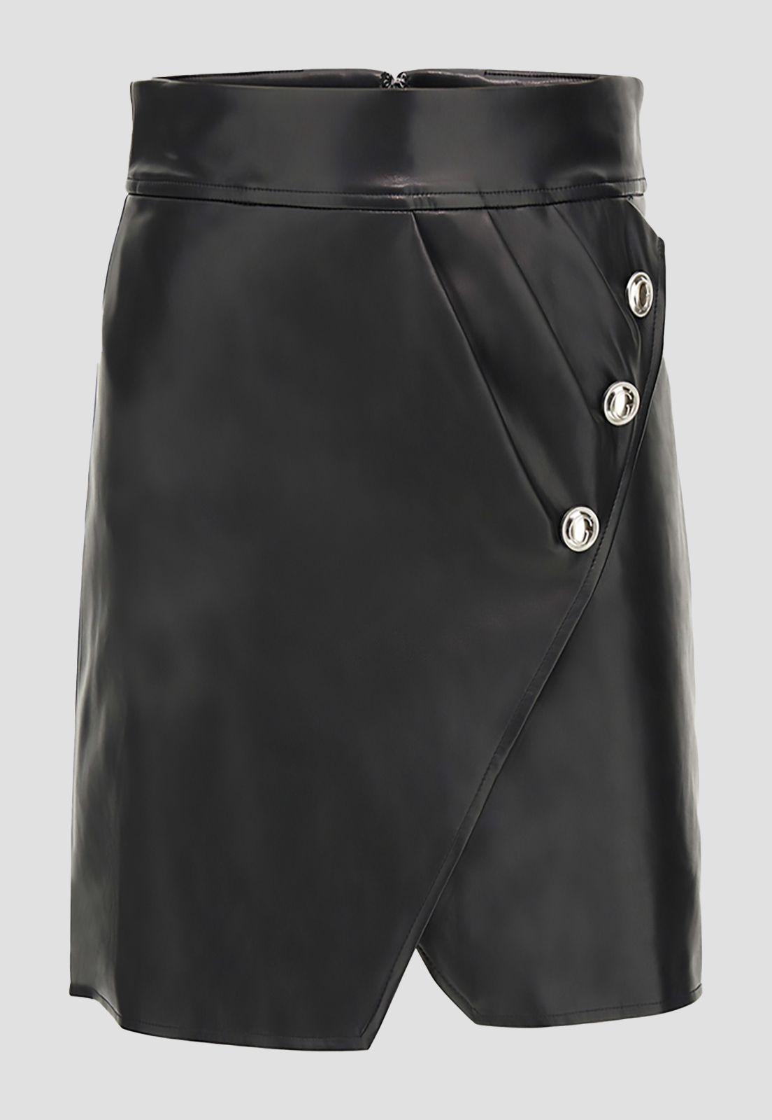 Falda Guess Megghy Skirt Jblk Negro-3