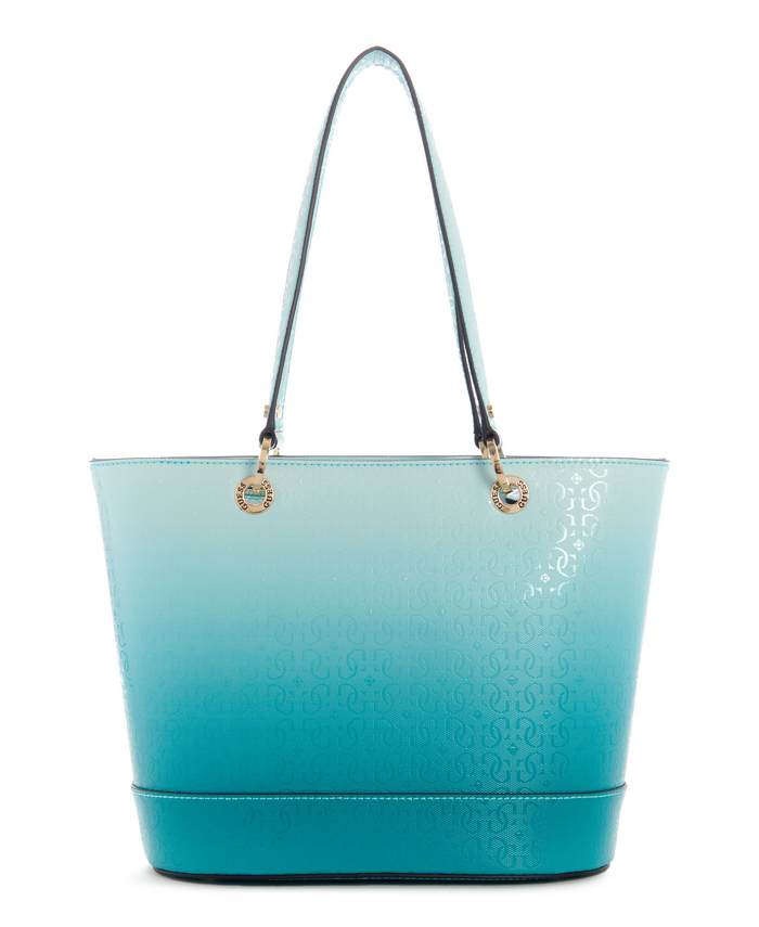 Cartera Guess Noelle Small Elite Tote Aqo Celeste-2