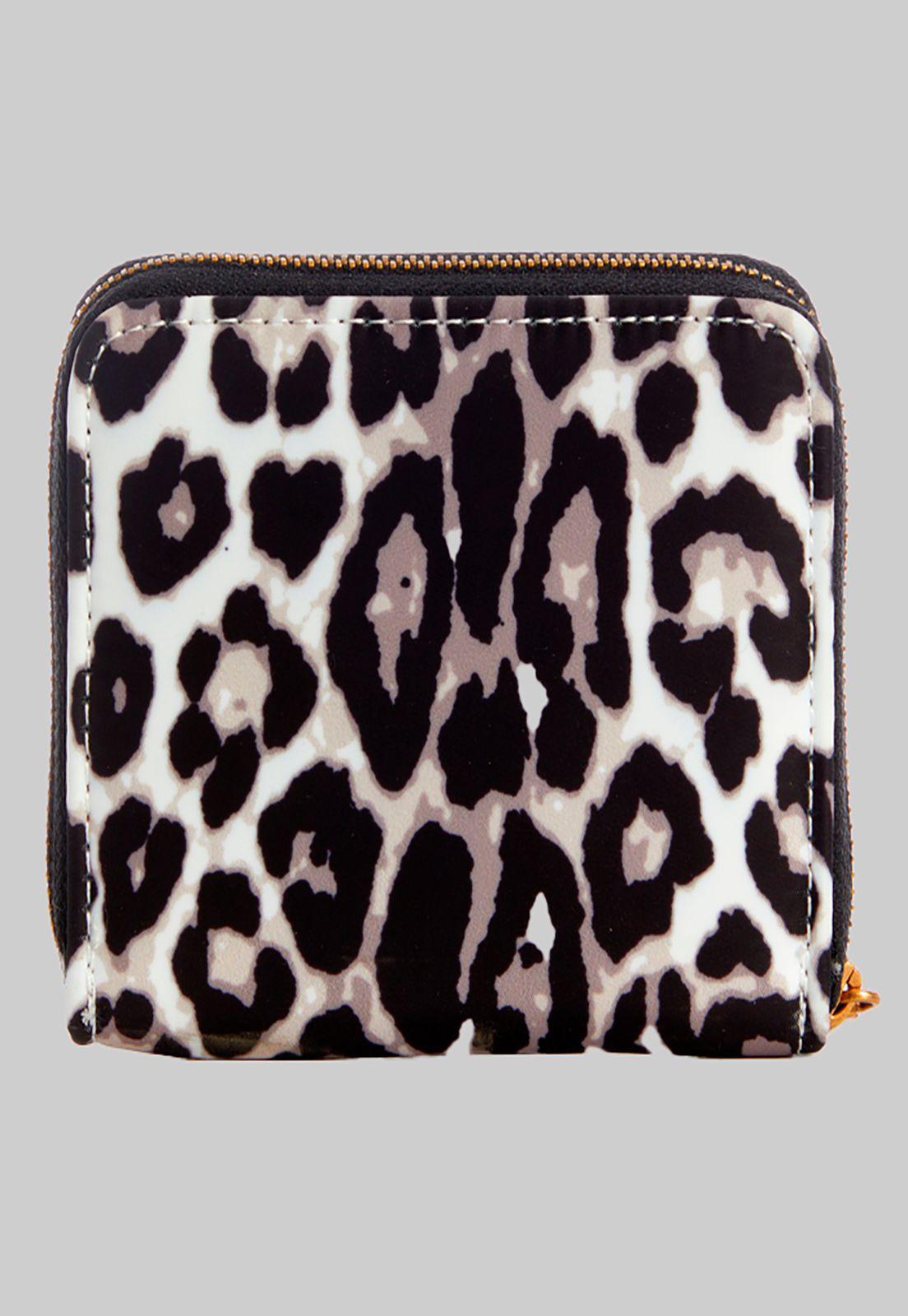 Billetera Eco Gemma Small Around Leo Negro Guess-1