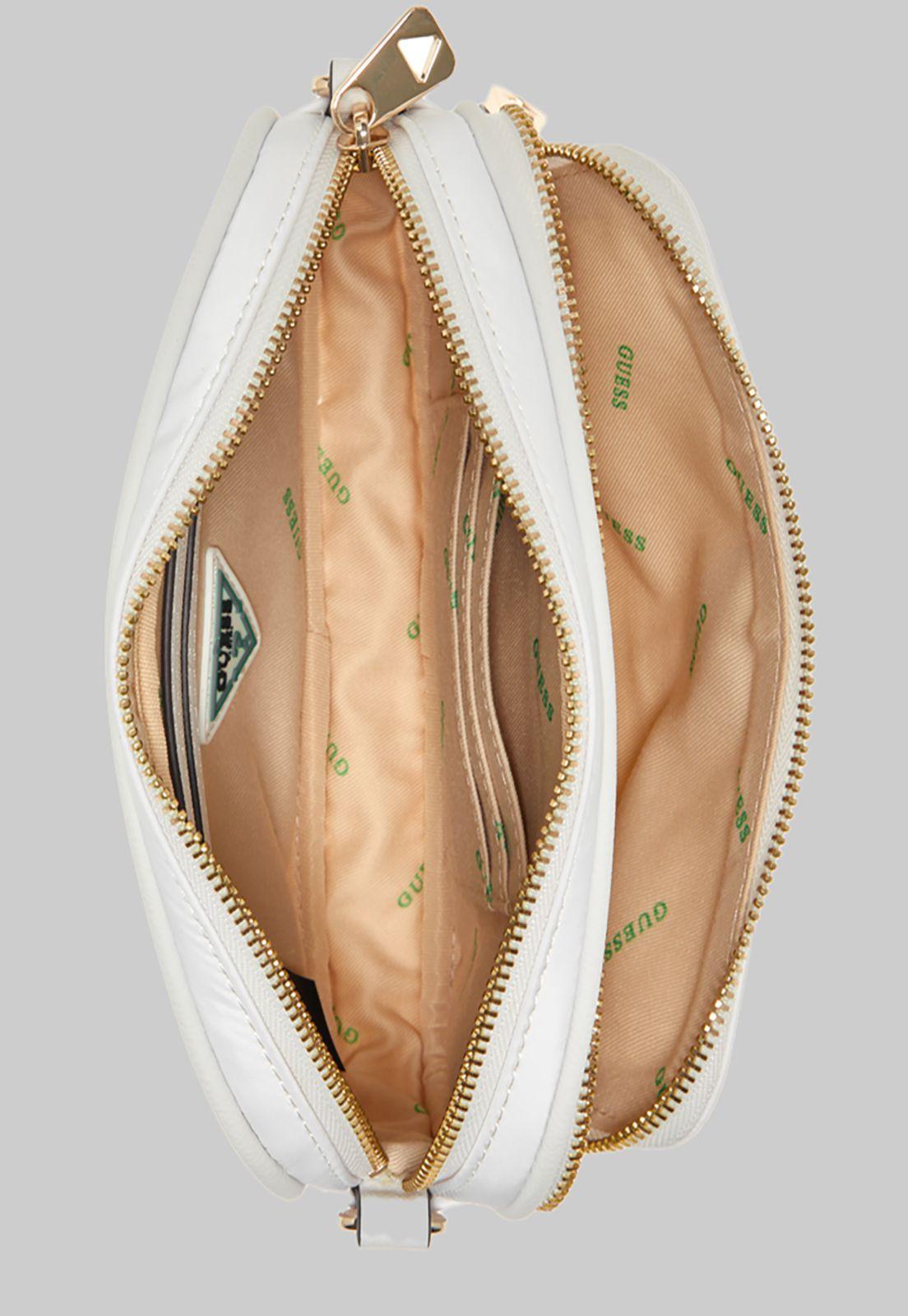 Mini Cartera Guess Eco Gemma Crossbody Camera Whi Blanco-3