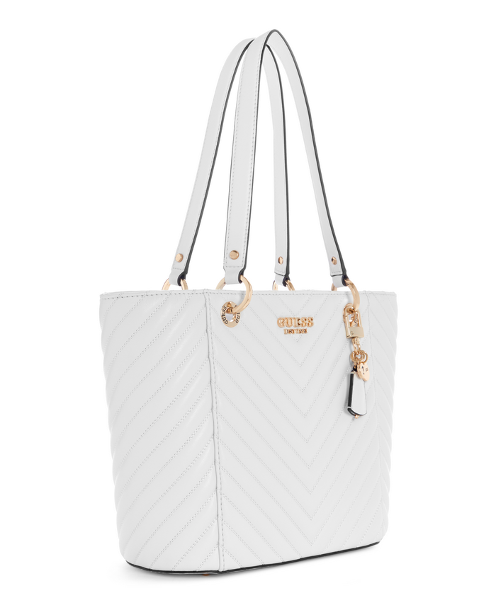 Cartera Guess Noelle Small Elite Tote Whi Blanco-1