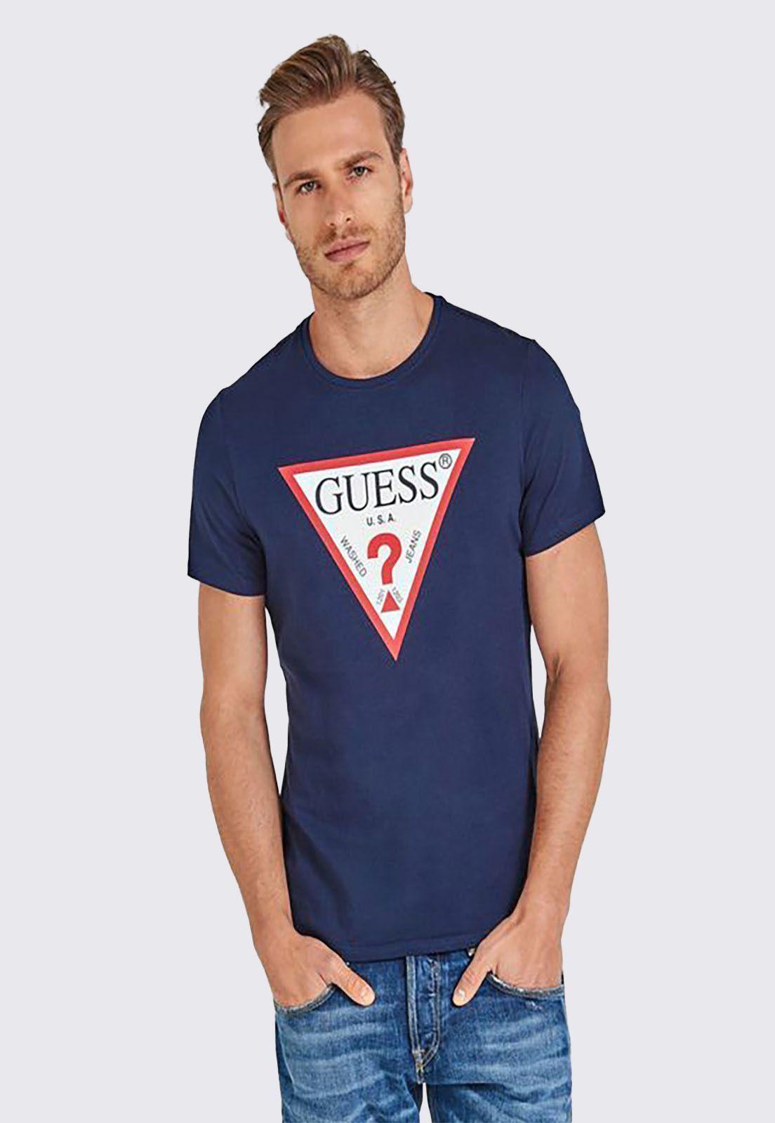Polera Guess Cn Ss Core Original Logo Tee-0