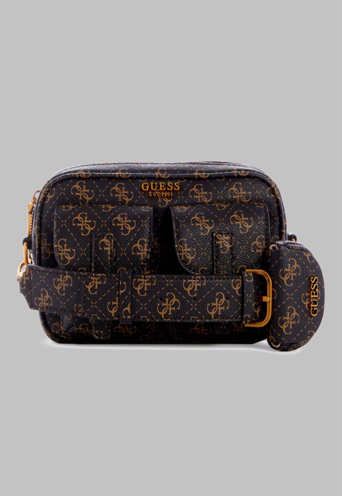 Mini Cartera Guess No Limit Crossbody Sling Bnl Negro-0