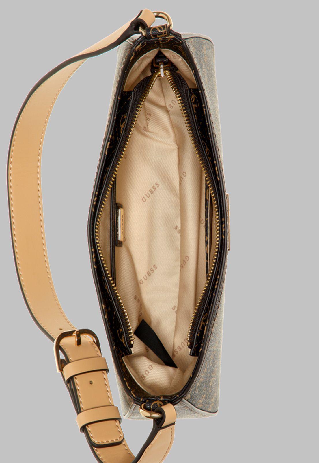 Cartera Guess Noelle Shoulder Bag Bnl Café-3