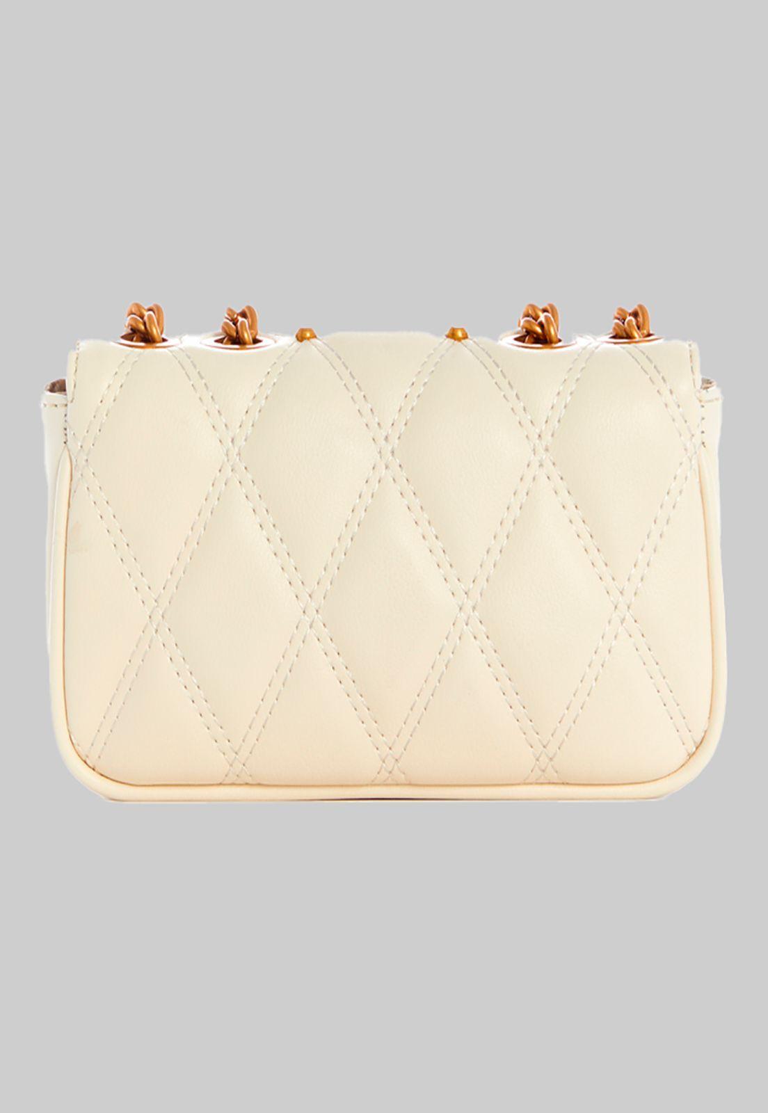 Mini Cartera Triana Micro Mini Ivo Crema Guess-2