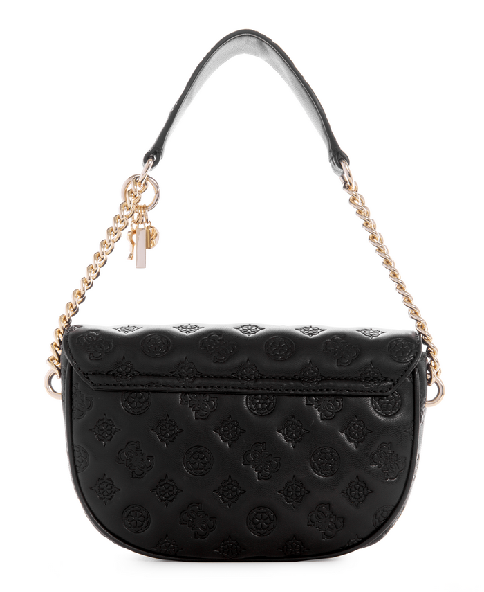 Cartera Guess La Femme Flap Shoulder Bag Bla Negro-2