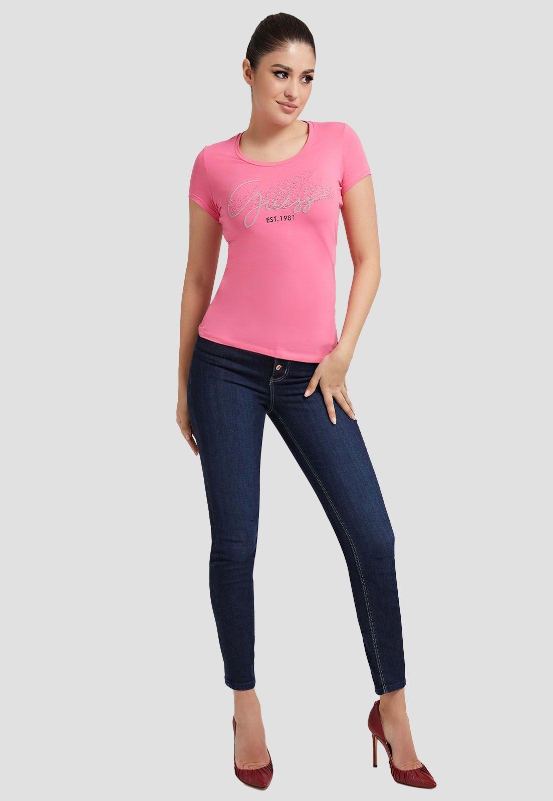 Polera Guess Ss Cn Chloe Tee F60Q-1