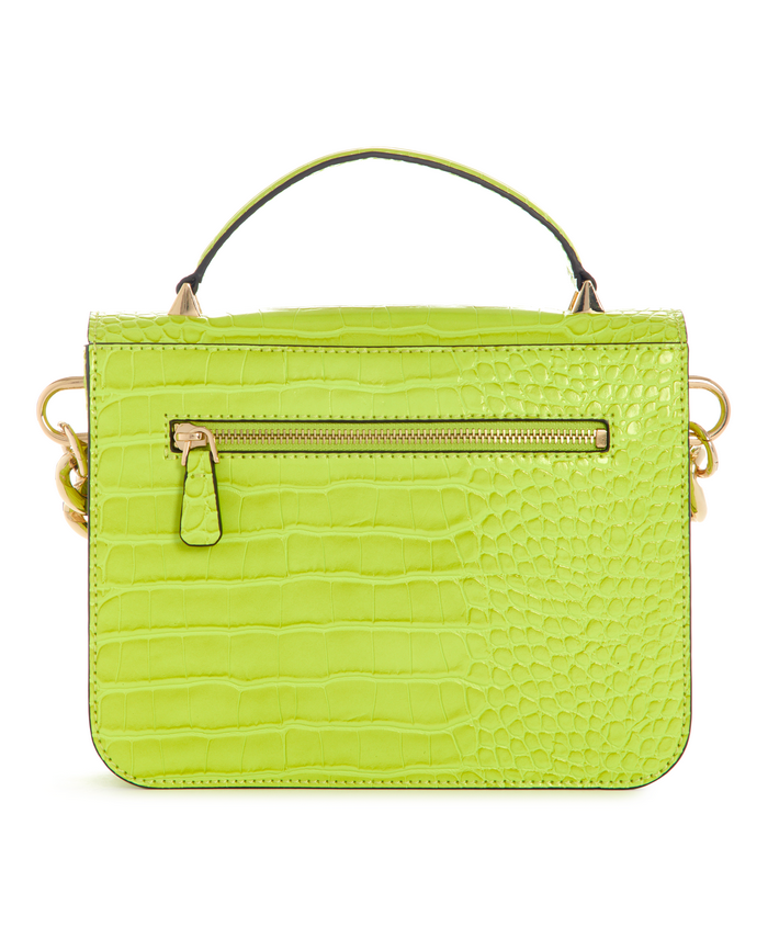 Cartera Guess Retour Top Handle Flap Lim Verde-2