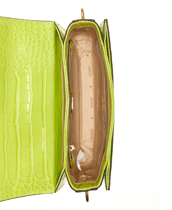 Cartera Guess Retour Top Handle Flap Lim Verde-3