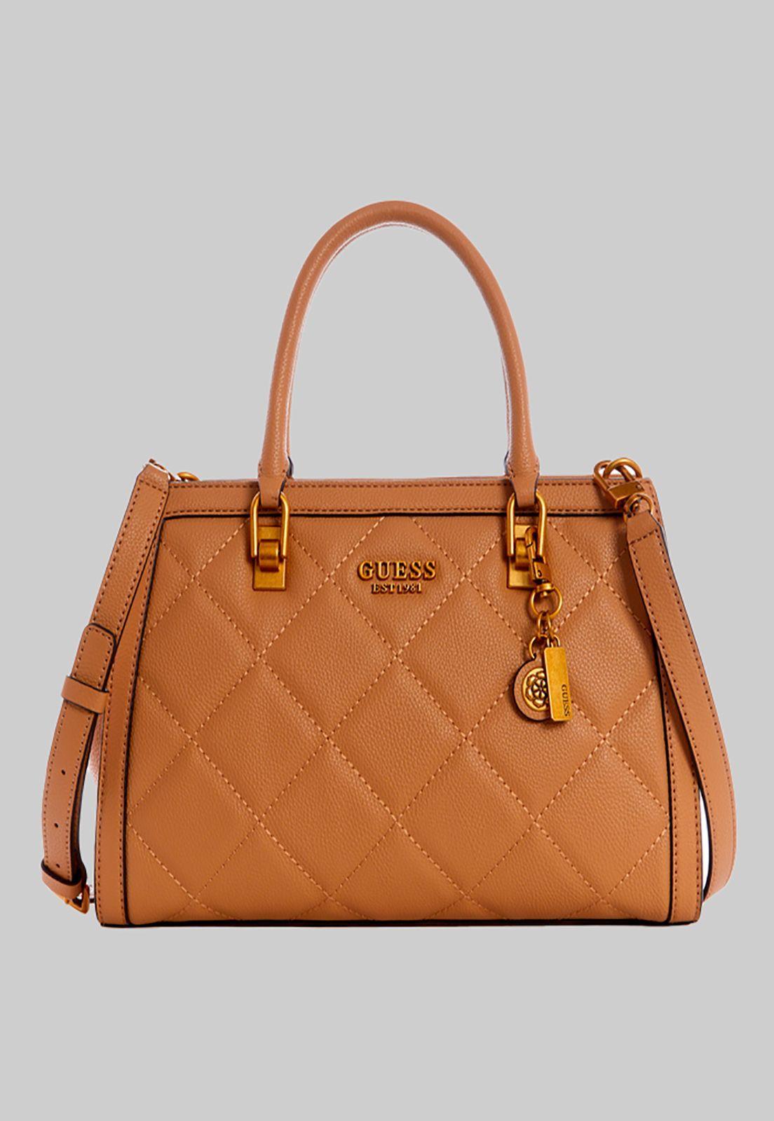 Cartera Abey Elite Girlfriend Satchel Beige Guess-0