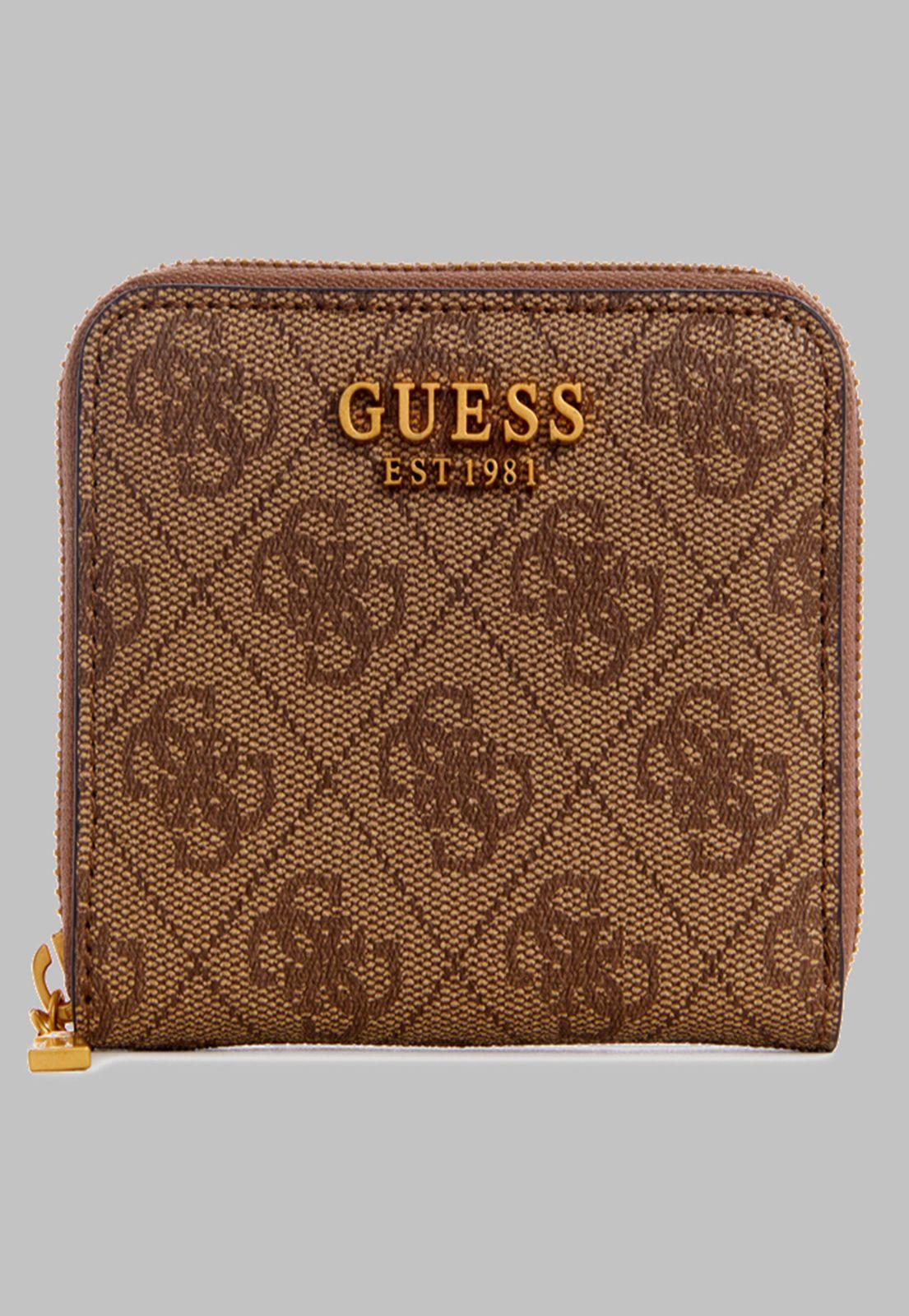 Billetera Guess Zadie Logo  Sml  Around Lly Café-0