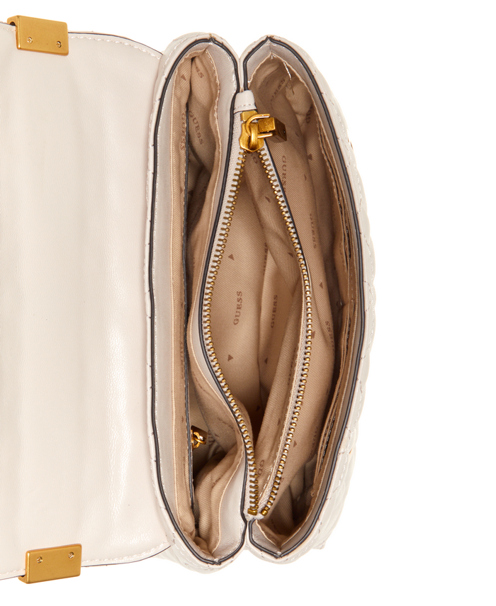 Cartera Guess Elenia Convertible Xbody Flap Sto Blanco-3