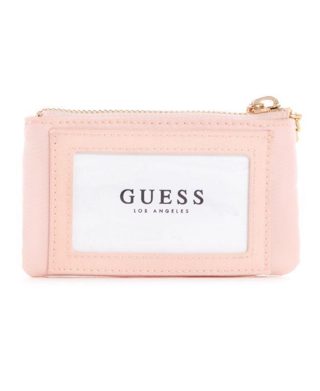 Billetera Guess Layla Slg Zip Pouch Pin Rosado Tu-1