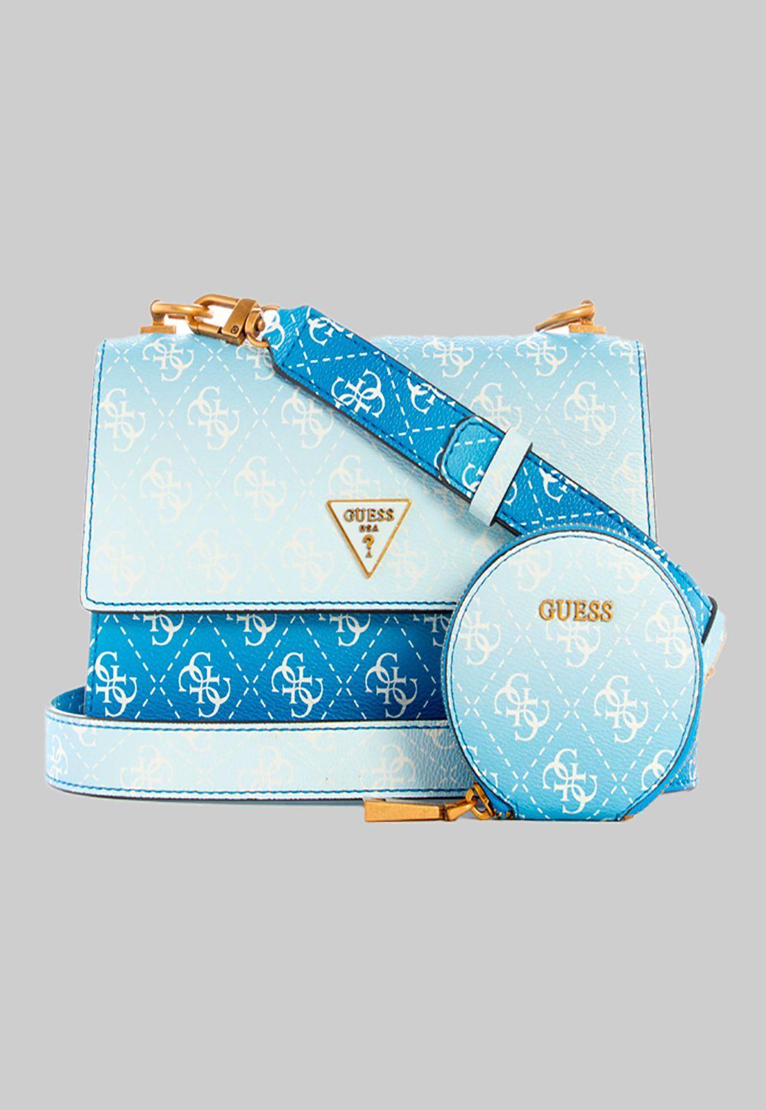 Cartera Alexie Crossbody Flap Iol Amarillo Guess-0