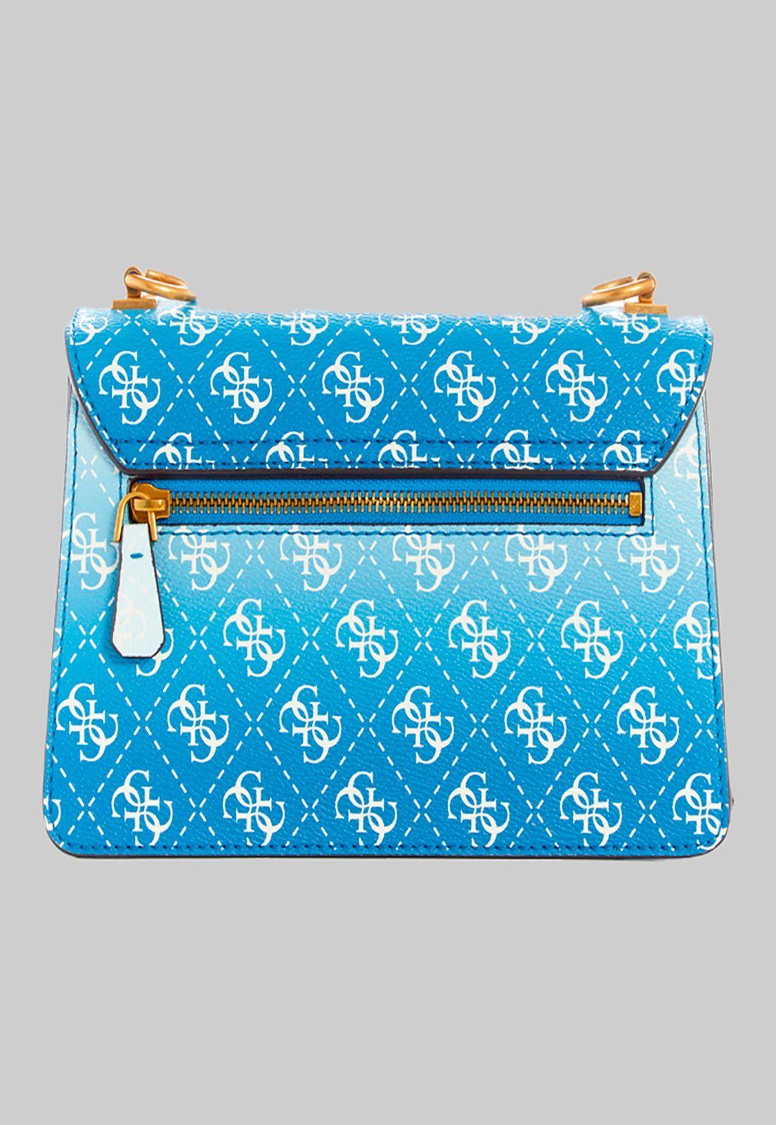 Cartera Alexie Crossbody Flap Iol Amarillo Guess-2