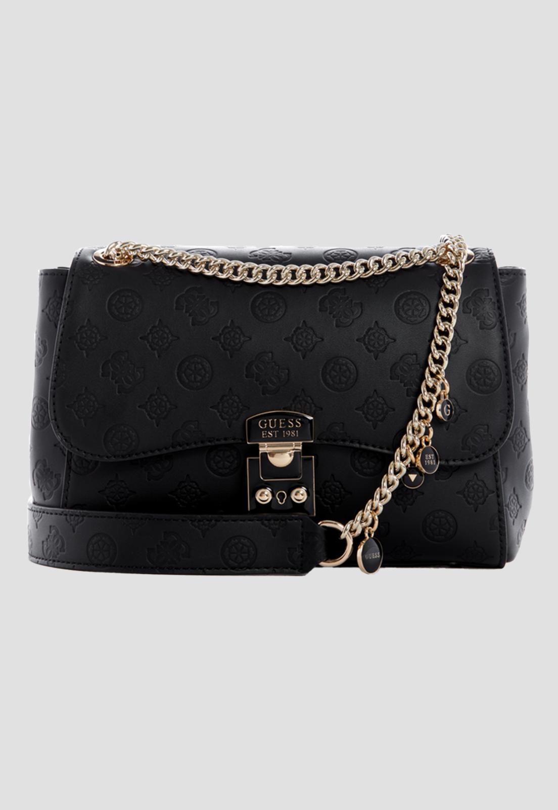 Cartera Carlson Convertible Xbody Flap Negro Guess-0