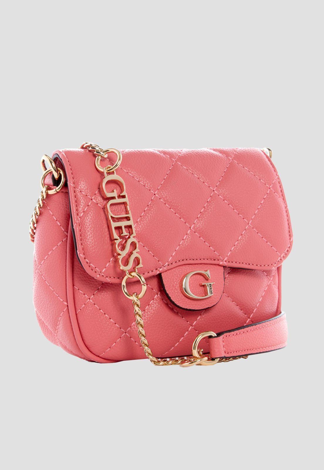 Mini Cartera Gillian Mini Crossbody Café Guess-1