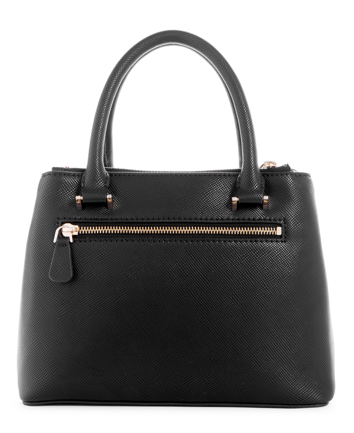 Cartera Guess Eco Ivy Girlfriend Satchel Bla Negro-2