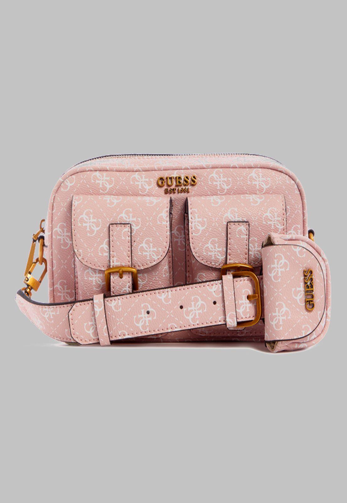 Mini Cartera Guess No Limit Crossbody Sling Pio Rosado-0