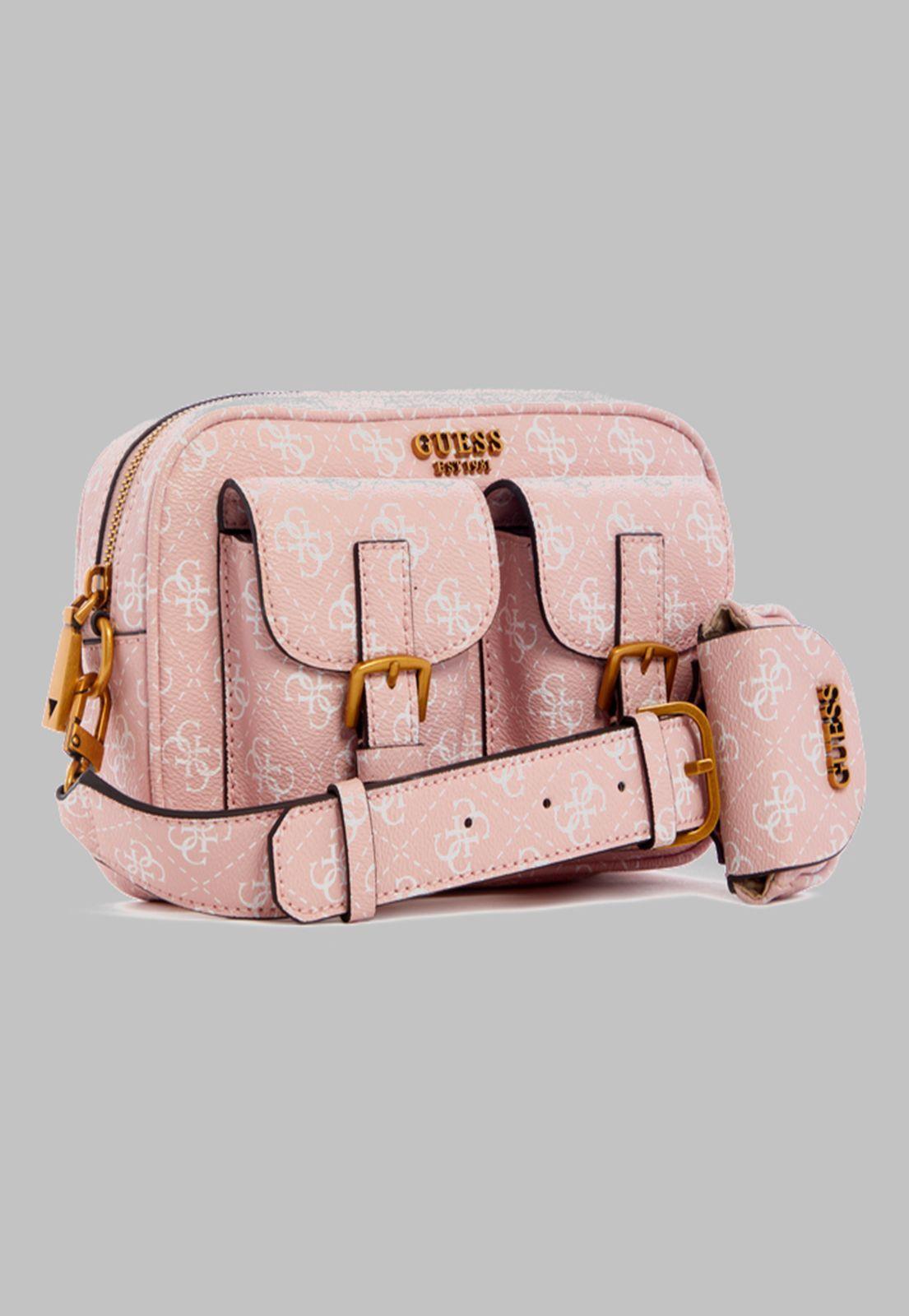 Mini Cartera Guess No Limit Crossbody Sling Pio Rosado-1