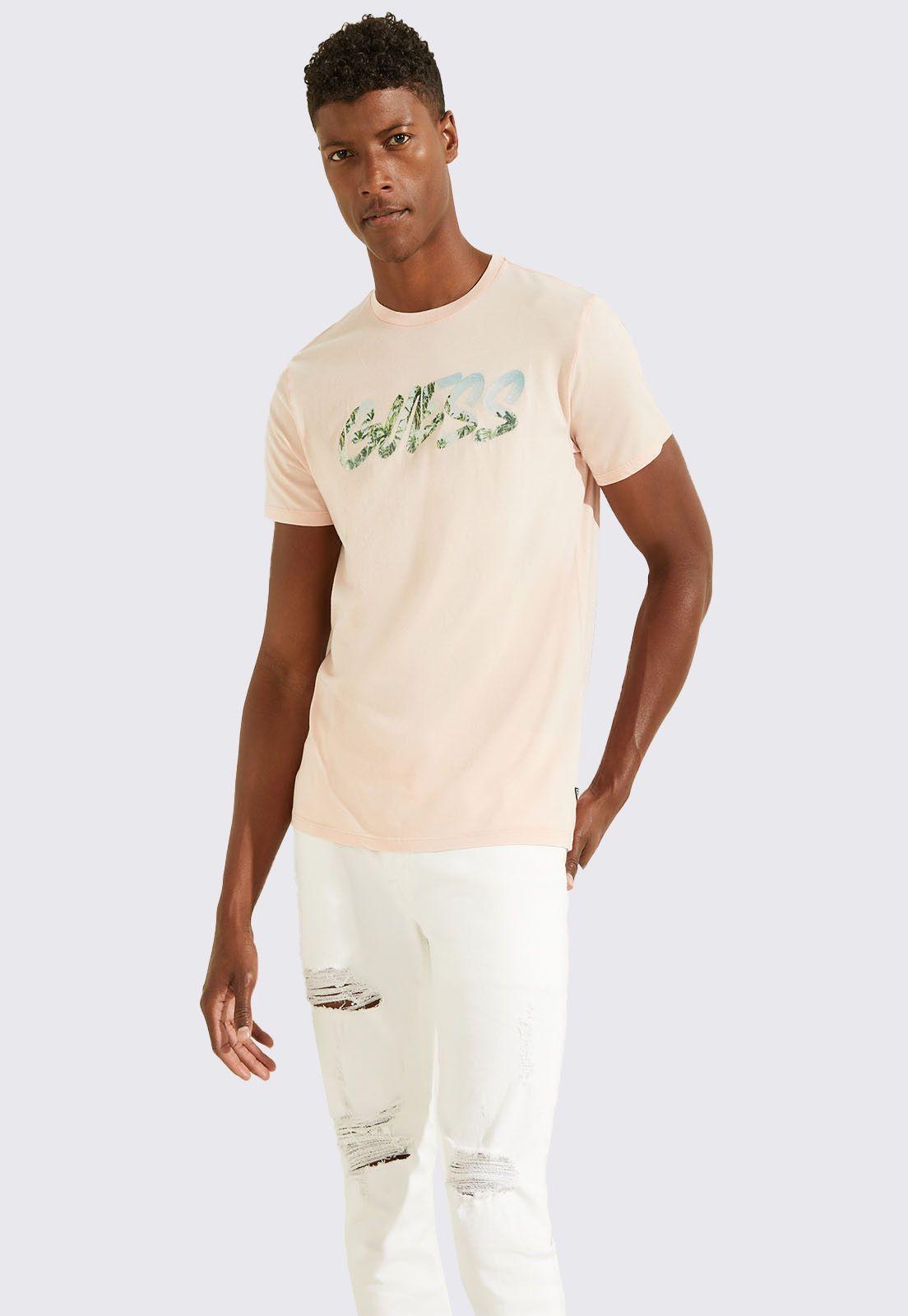 Polera Guess Ss Graffiti Logo Tee-0