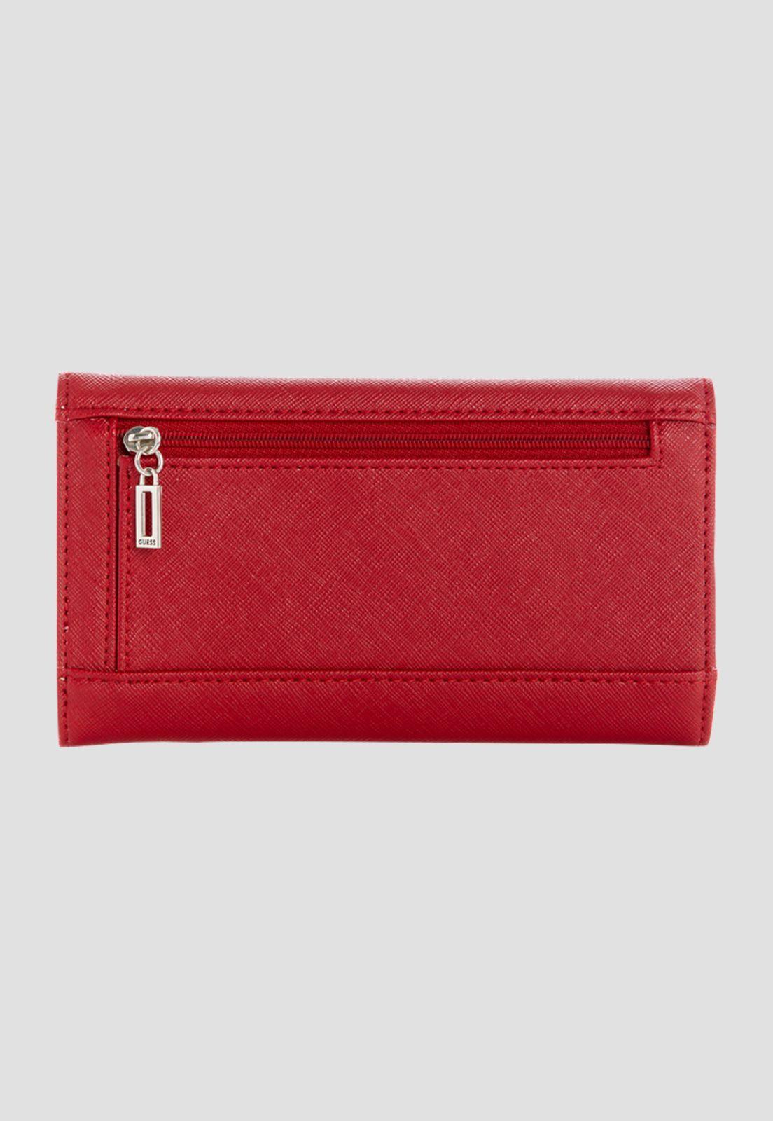 Billetera Tempe Slg Slim Clutch Red Rojo Guess-1