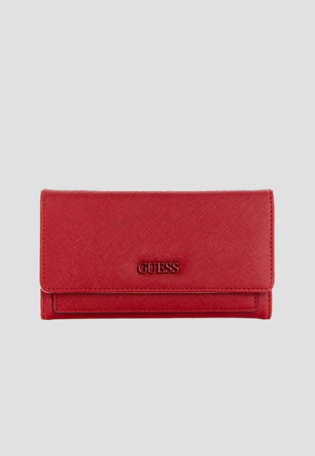 Billetera Tempe Slg Slim Clutch Red Rojo Guess-0