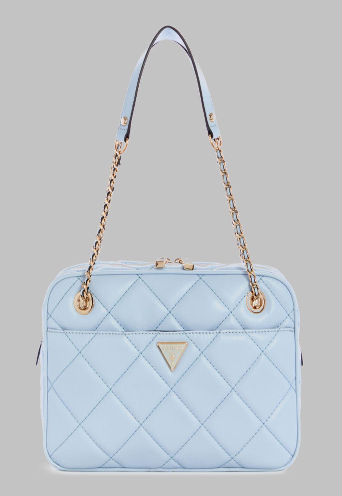 Cartera Guess Cessily Top Zip Shoulder Bag Pod Celeste-0