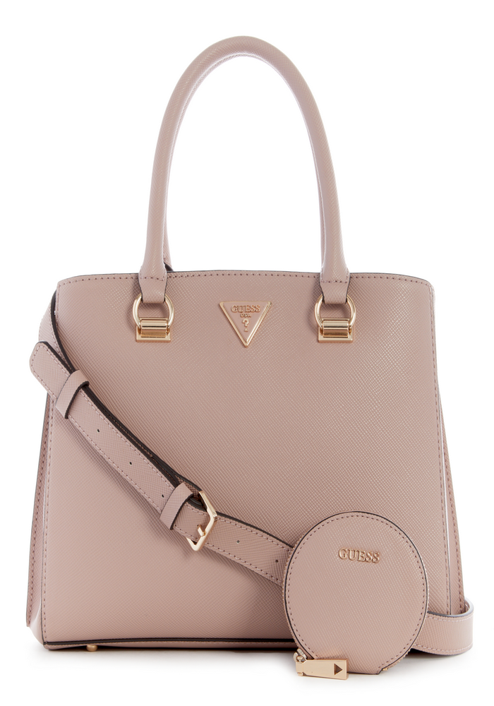 Cartera Alexie Girlfriend Satchel Ros Rosado Guess-0