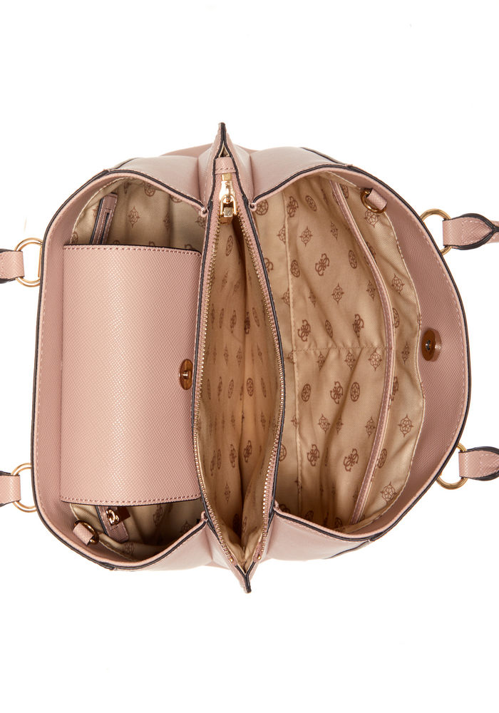 Cartera Alexie Girlfriend Satchel Ros Rosado Guess-3