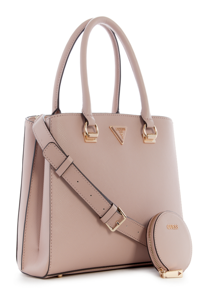 Cartera Alexie Girlfriend Satchel Ros Rosado Guess-1