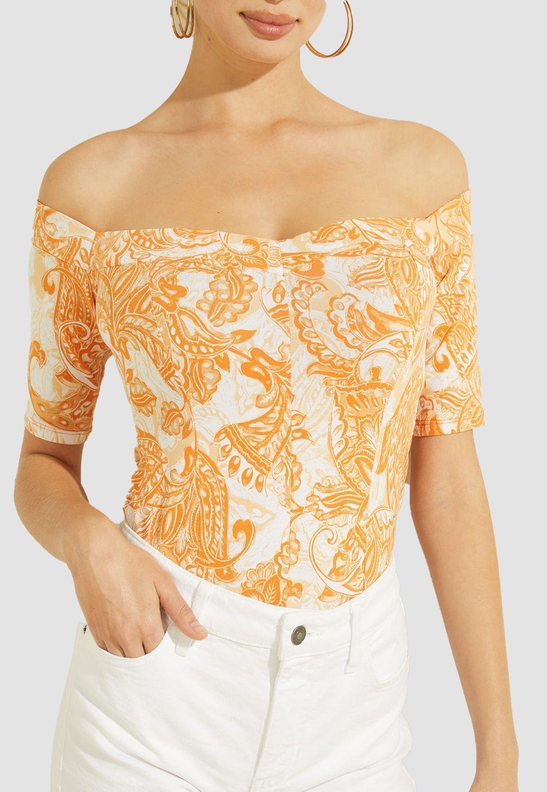 Polera Guess Half Slv Printed Jada-2