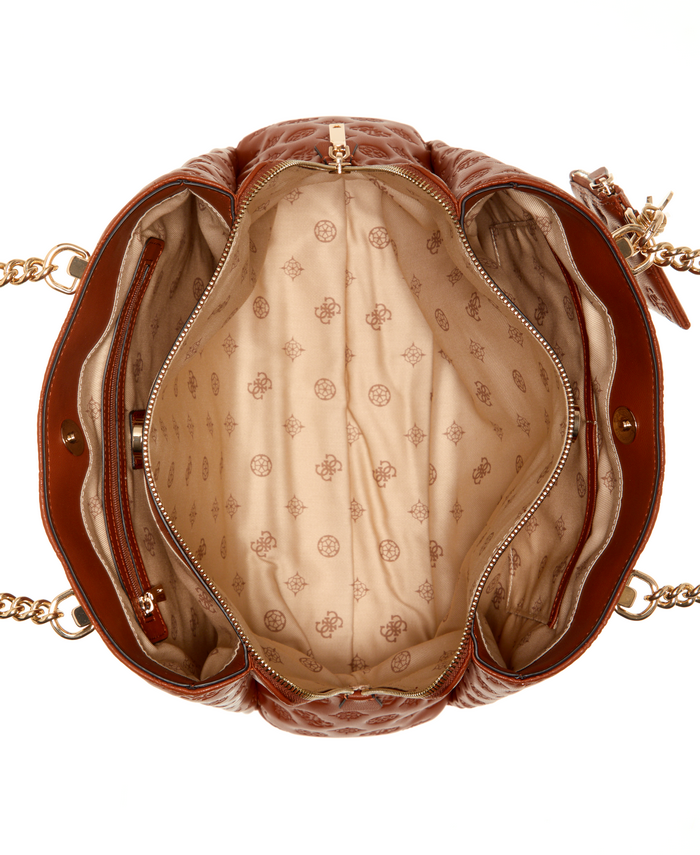 Cartera Guess La Femme Grlfrnd Shldr Stchl Cog Café-3